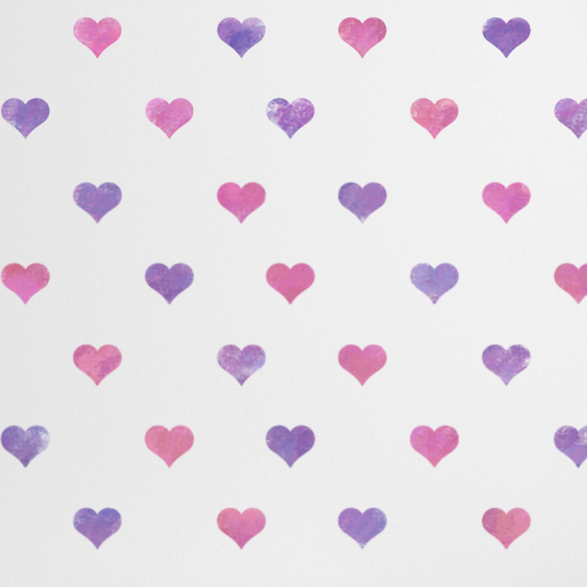 CraftStar Seamless Pattern Heart Stencil on Wall Close Up