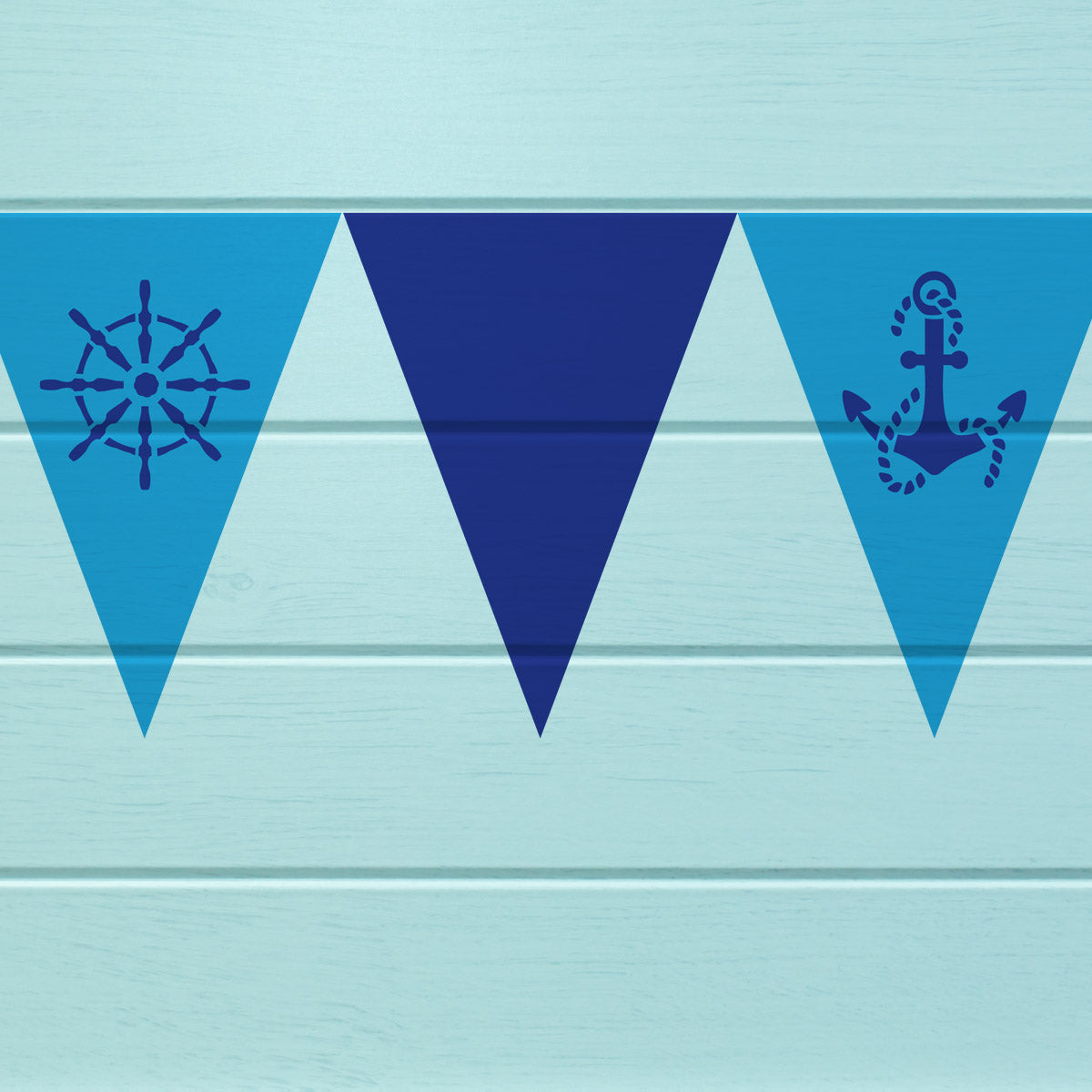 CraftStar Seaside Bunting Stencil Set