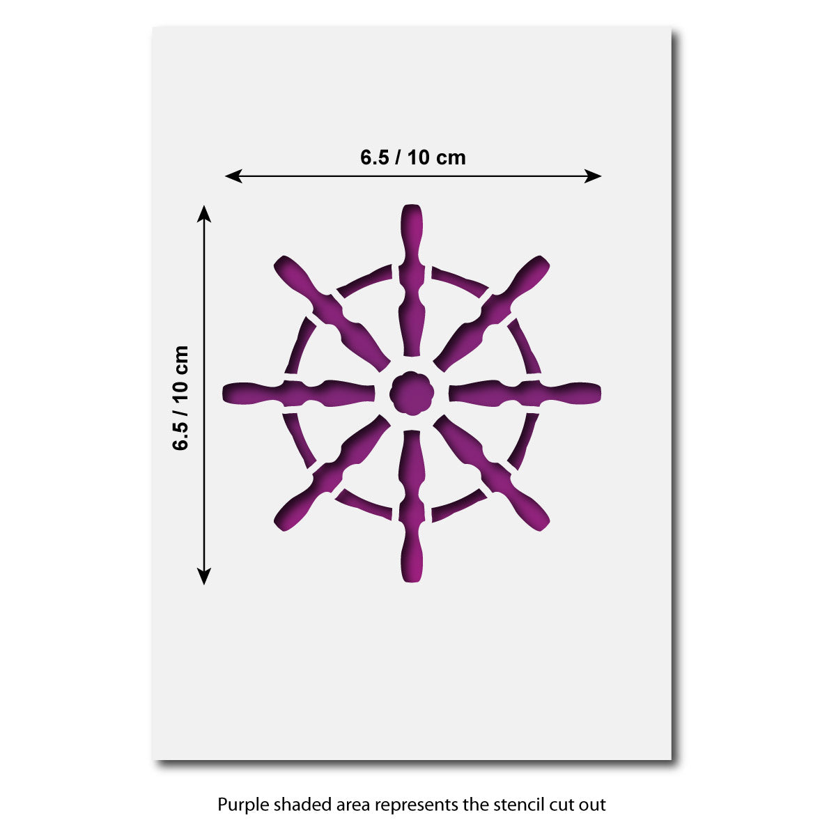 CraftStar Ship's Wheel Stencil