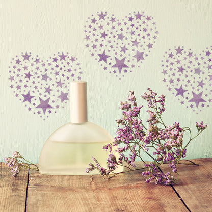 CraftStar Star Pattern Heart Stencil