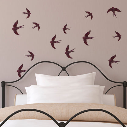 CraftStar Swallows Stencil Set