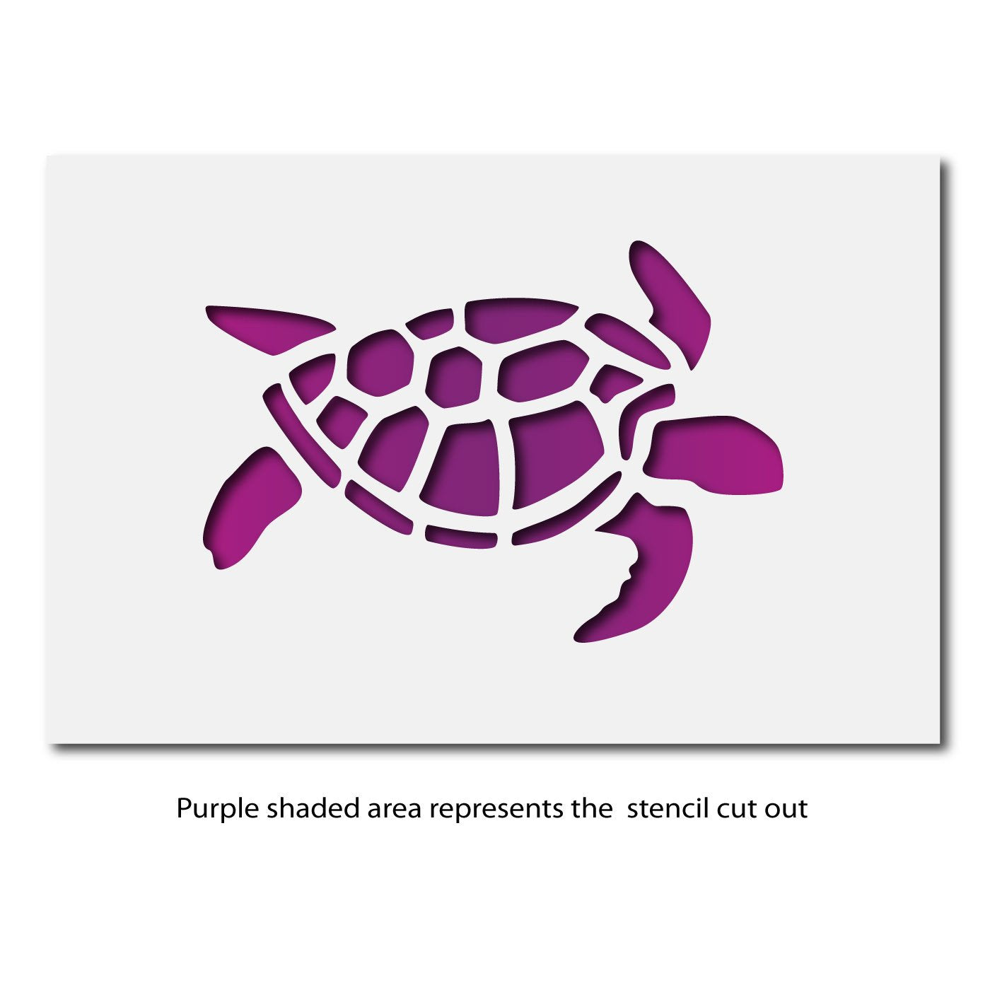 Craftstar Turtle Stencil Layout