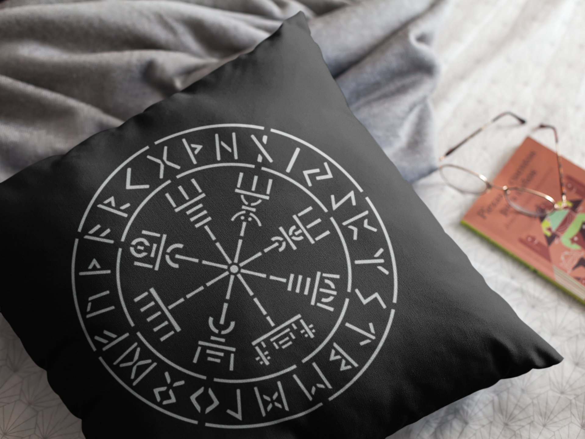 CraftStar Vegvisir Stencil Used for Fabric Painting