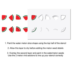 CraftStar Watermelon Border Stencil Alignment Guide