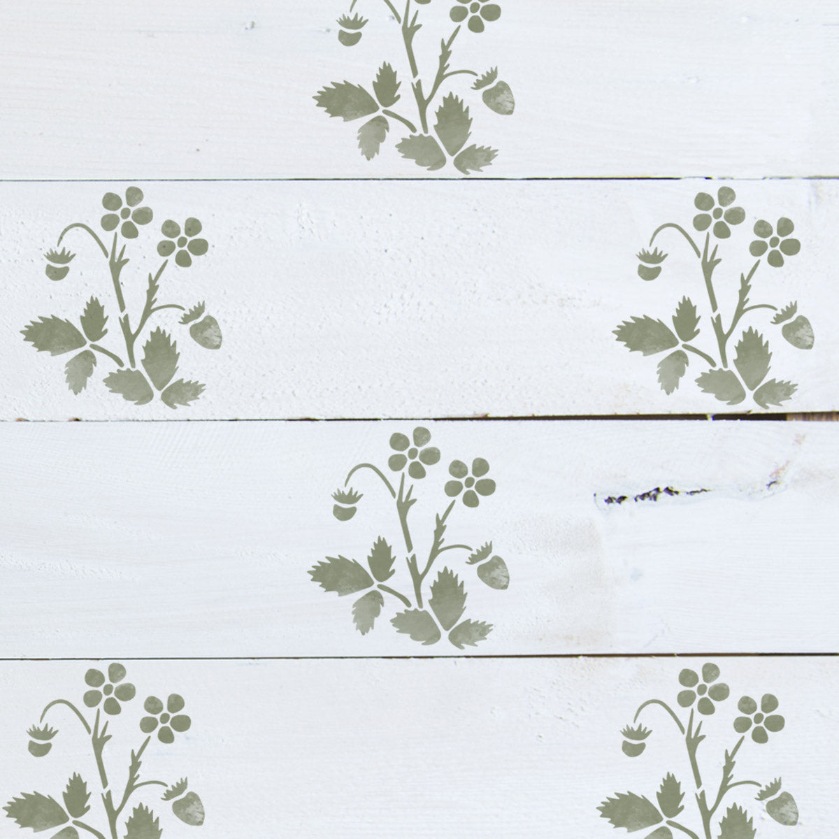 CraftStar Strawberry Plant Stencil Set
